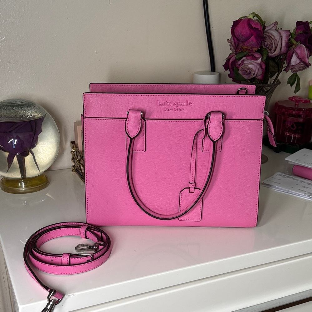 Kate Spade Vibrant Pink Cameron Medium